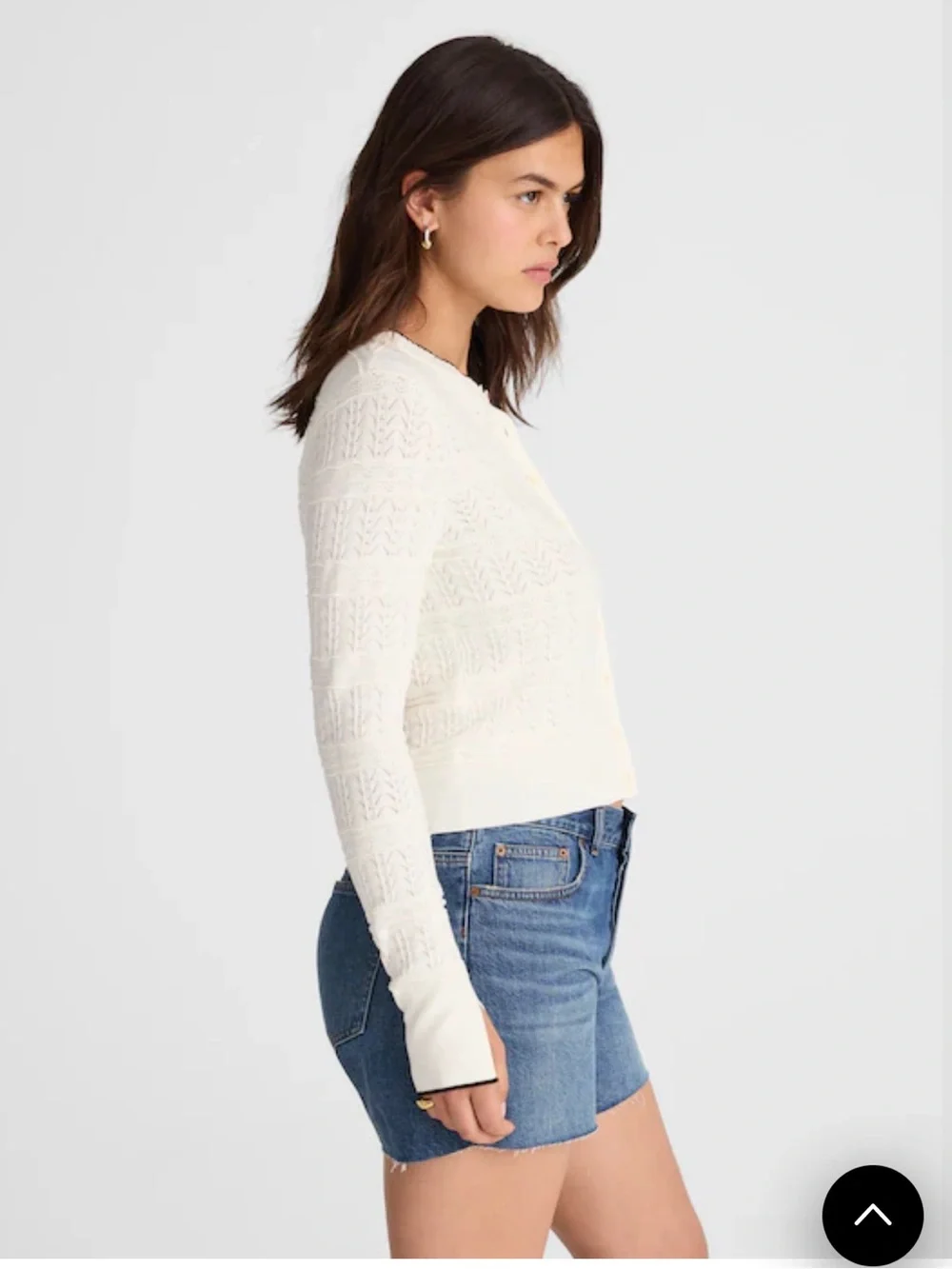 NWT Madewell Pointelle-Stitch Cardigan